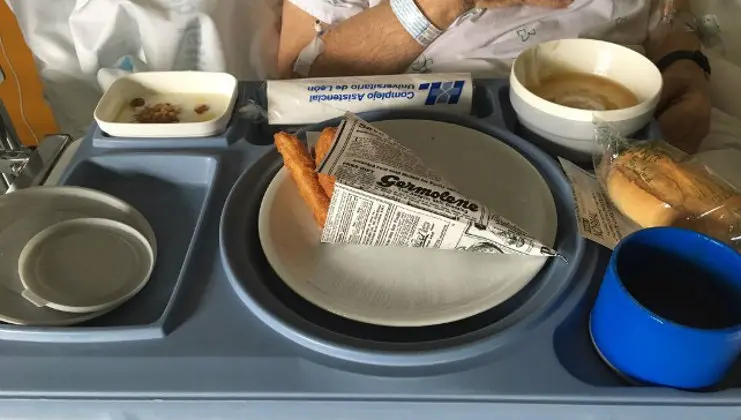 Menú gourmet del Hospital de León