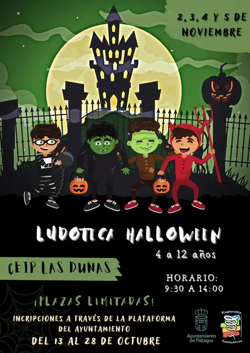 Cartel de uno de los programas de ocio vacacional que Pi&eacute;lagos desarrollar&aacute; durante la semana de descanso escolar