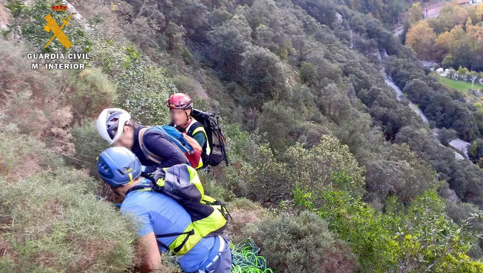 Rescate en la vía Ferrata