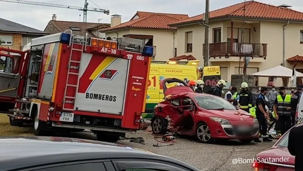 Accidente rotonda Corbán