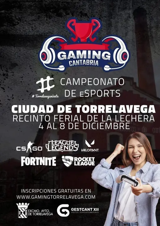 Cartel del campeonato de 'eSports'
