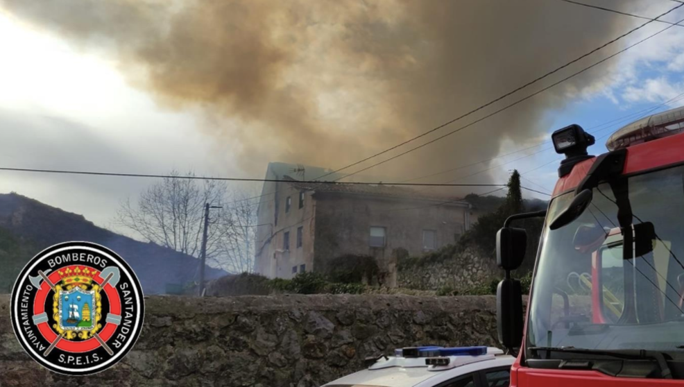 Imagen del incendio