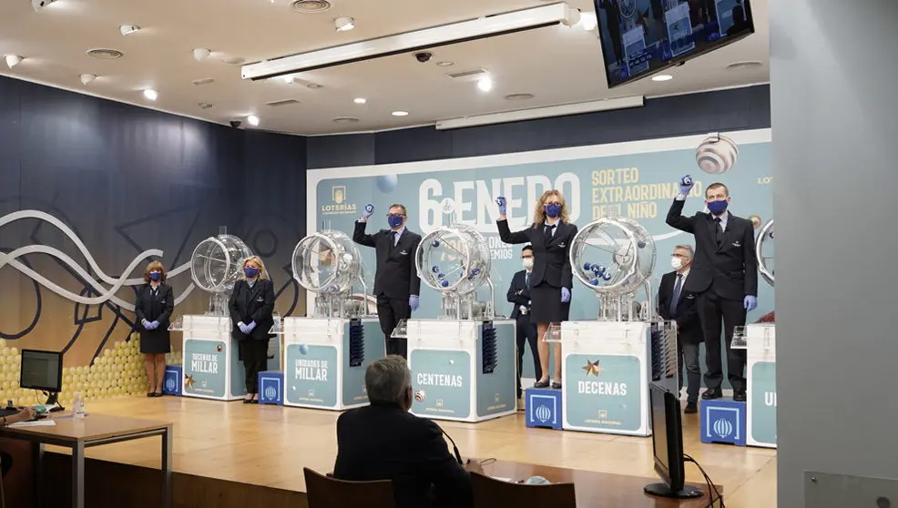 Sorteo Extraordinario de &lsquo;El Niño&rsquo;, en Madrid (España) a 6 de enero de 2021
