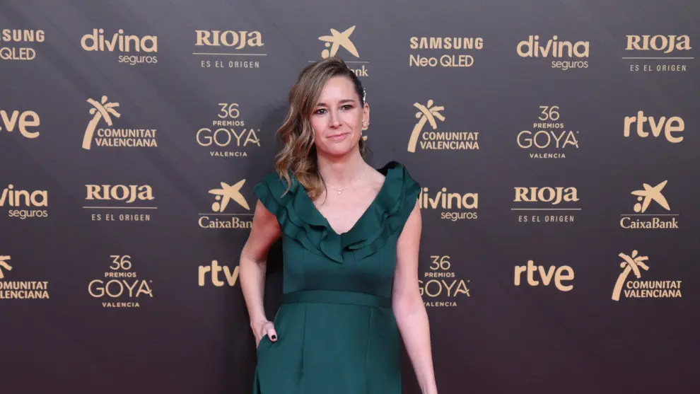 Vanessa Marimbert posa en el photocall de la 36&ordf; gala de los Premios Goya, en el Palau de les Arts de Valencia