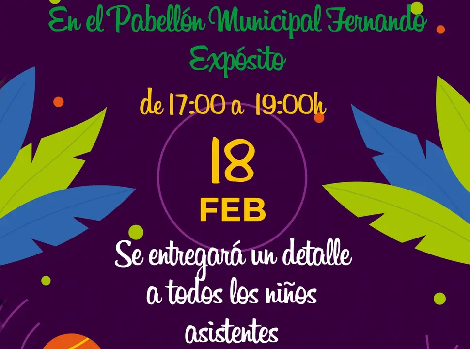 Cartel del carnaval infantil