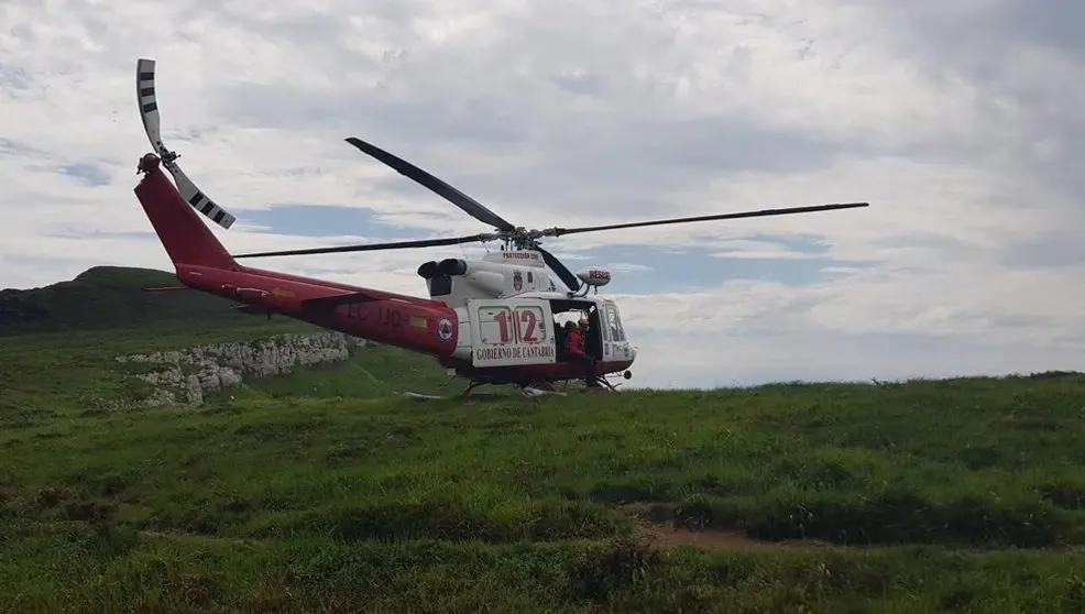 Helicóptero del 112