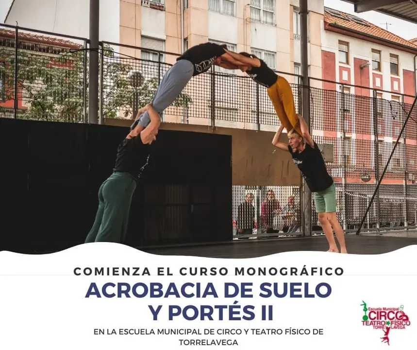 Cartel Curso de Acrobacia