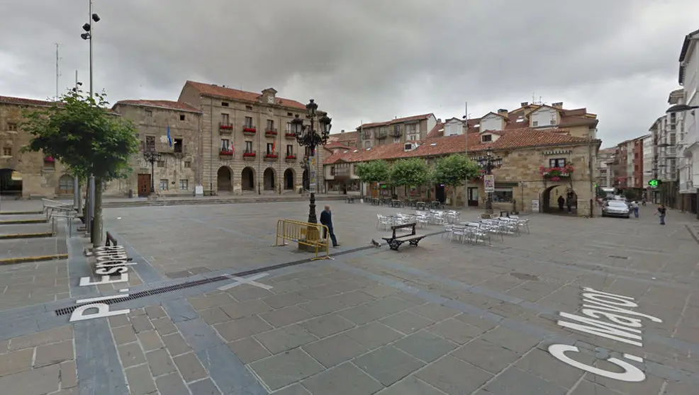 Plaza de España en Reinosa