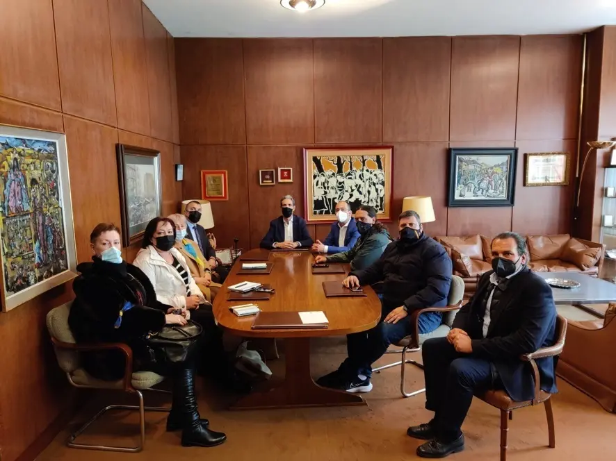 Reuni&oacute;n entre C&aacute;mara Torrelavega y Asociaci&oacute;n Oberig