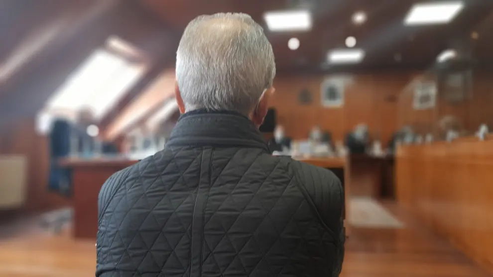 Alberto Vilar, expresidente de la Federación Cántabra de Fútbol, en el juicio contra él por presunta apropiación indebida, al disponer de fondos de la entidad