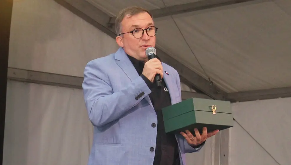 El chef 'Chele' González, durante los Premios Nécora