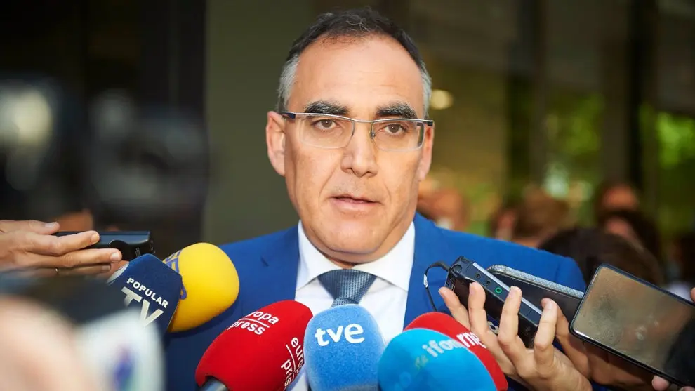 El consejero de Sanidad, Raúl Pesquera