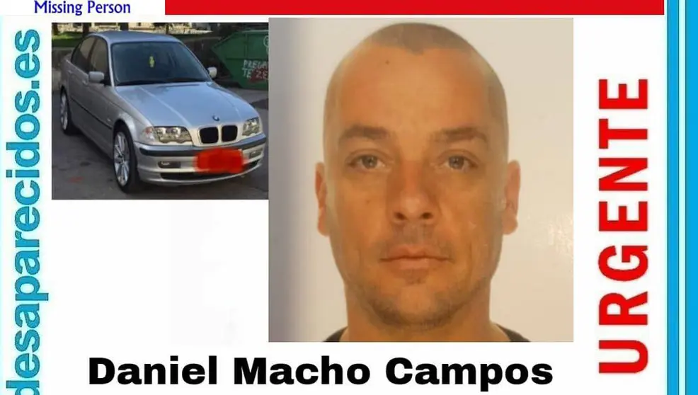 Imagen difundida por SOS Desaparecidos para encontrar a Daniel