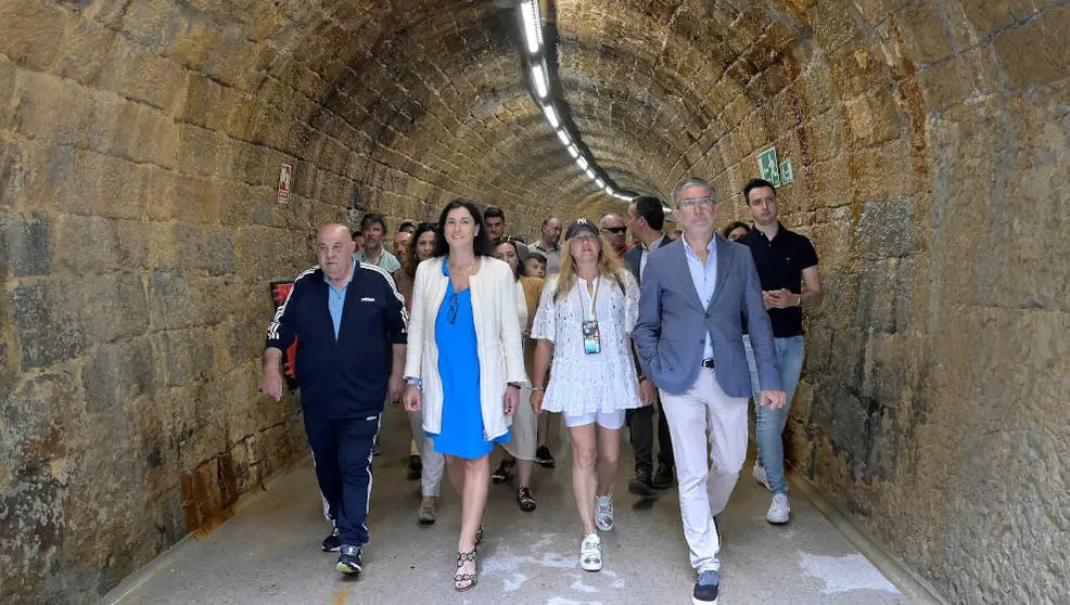 Inauguración del túnel de Pombo