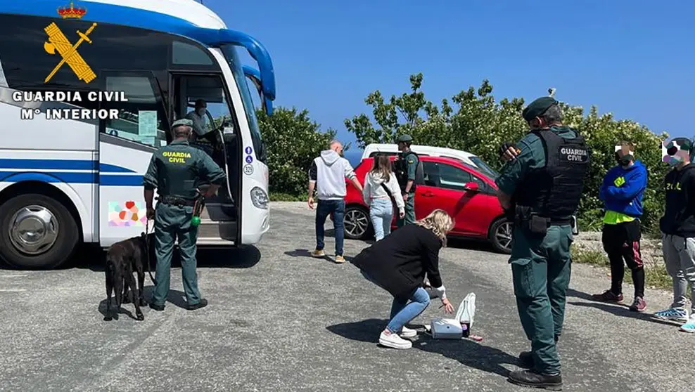 Control en una 'macrofiesta' en Castro Urdiales
