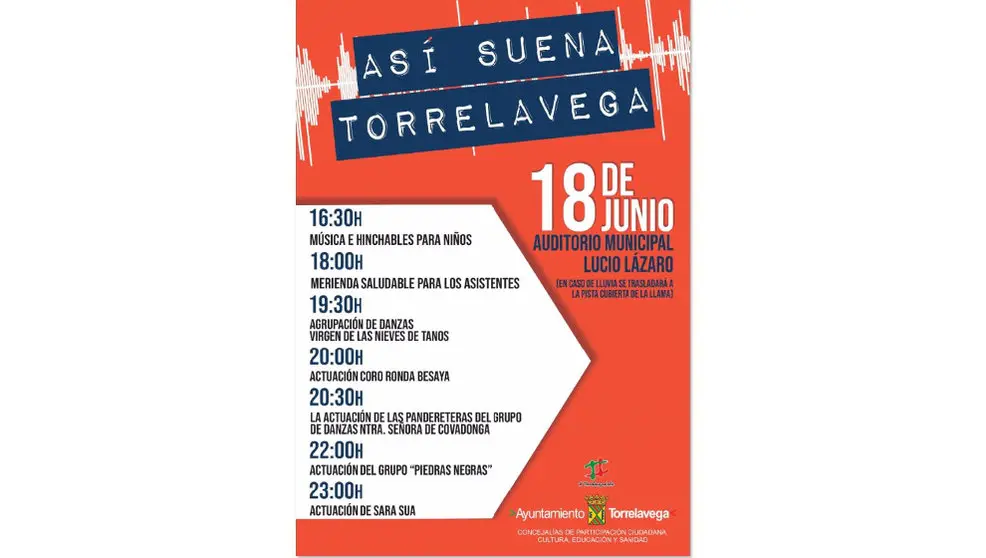 Cartel de %22Así suena Torrelavega%22