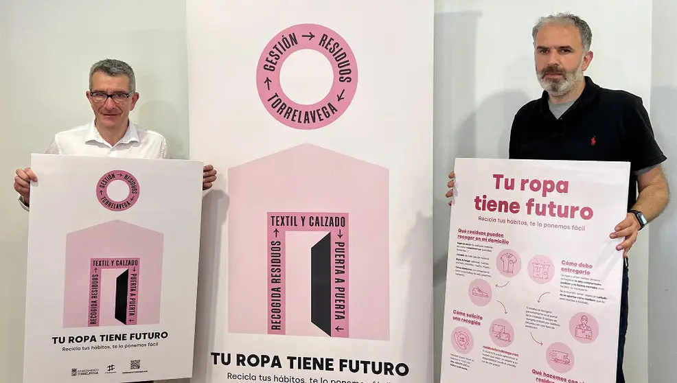 Presentación de la recogida de textil puerta a puerta en Torrelavega