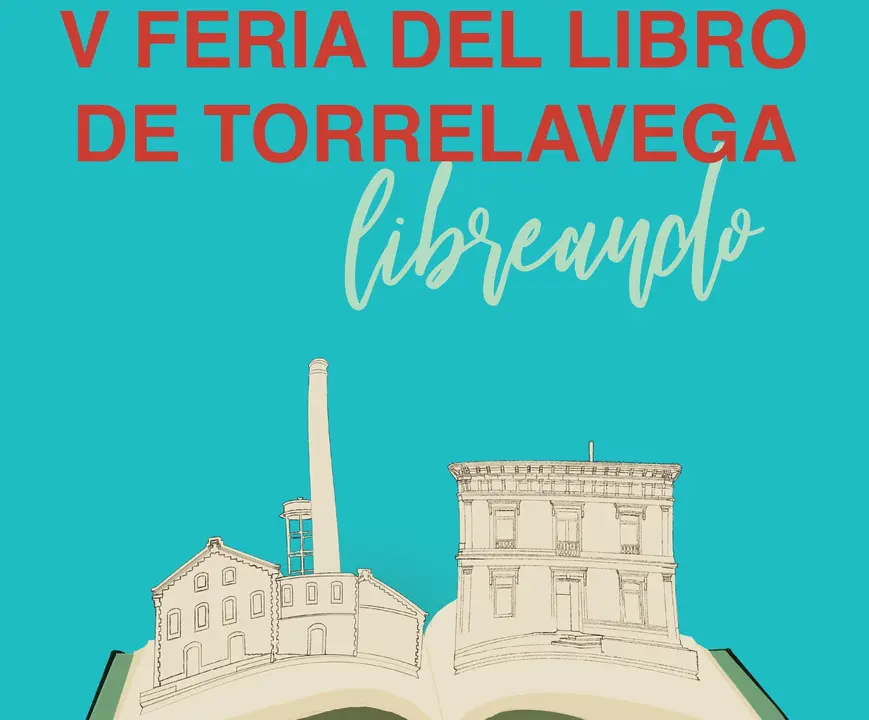 Cartel de la V Feria del Libro de Torrelavega