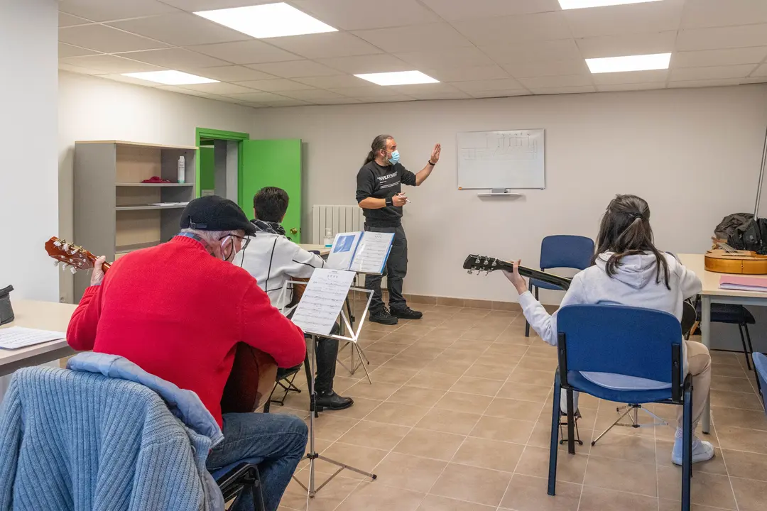 Alumnos de talleres de Polanco