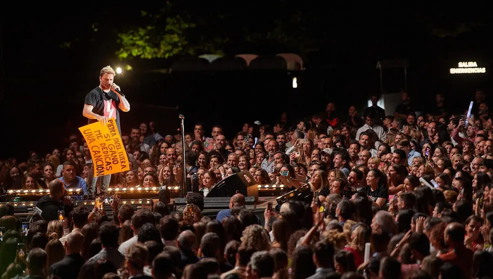 Dani Martín, en concierto en La Magdalena