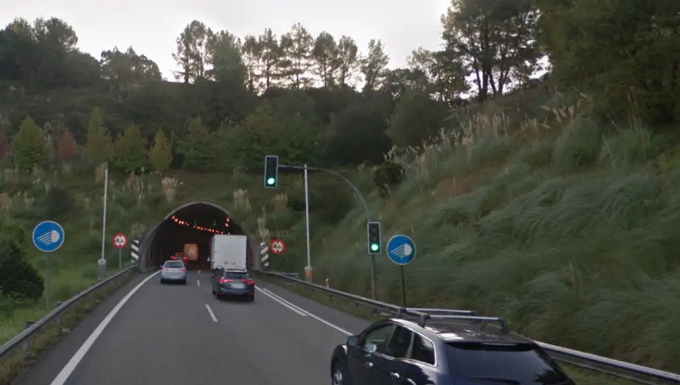 Túnel de la A-8 en Torrelavega | Foto- Google Maps