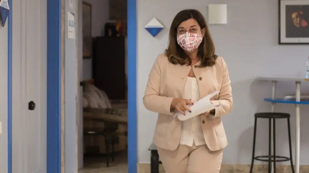 La presidenta del PP de Cantabria, María José Sáenz de Buruaga