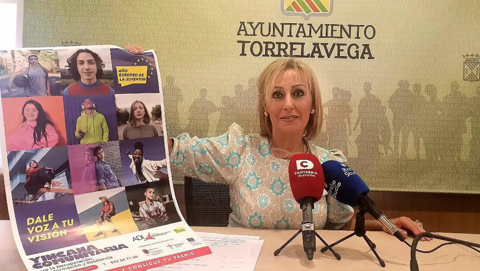 La concejala Jezabel Tazón en la presentación de la 'yincana comunitaria'
