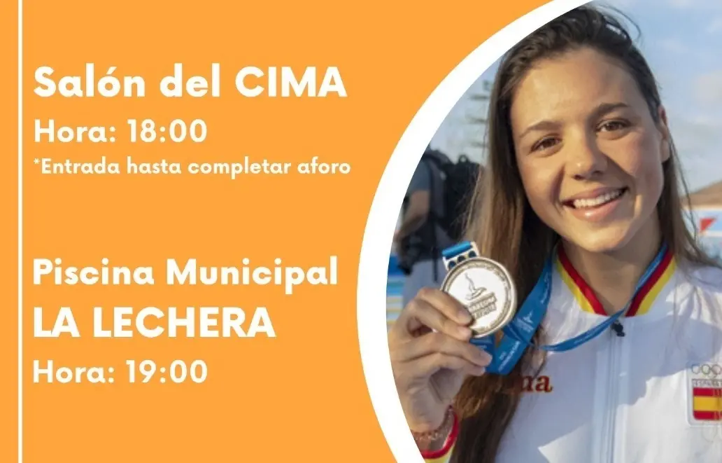 La ex nadadora impartir&aacute; la conferencia 'Vivir en vez de so&ntilde;ar'