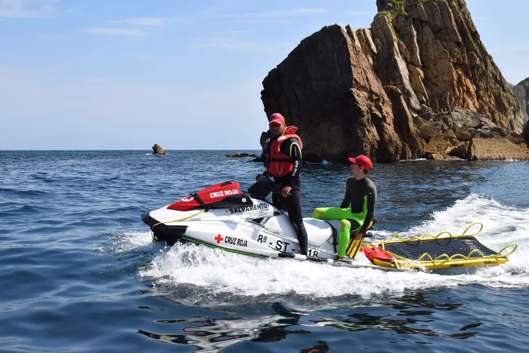 Servicio de salvamento y socorrismo de Cruz Roja en Pi&eacute;lagos