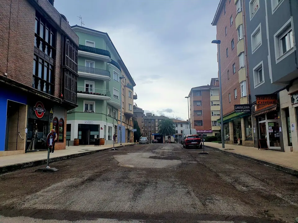Asfaltado calles en Torrelavega