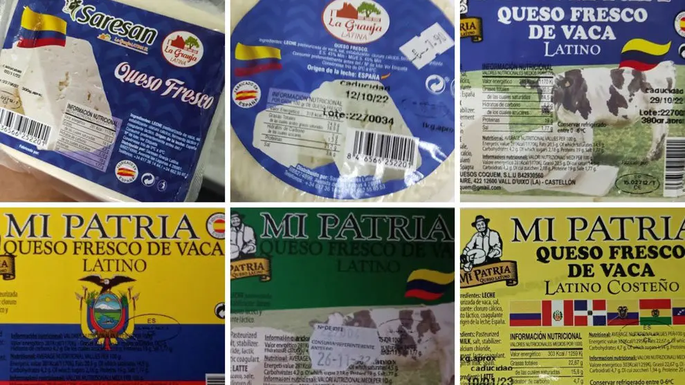 Quesos retirados del mercado | Foto- Facua