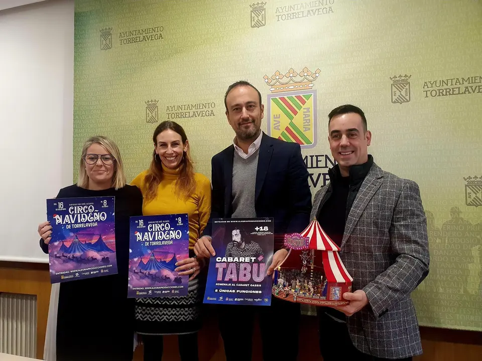 Presentaci&oacute;n del Circo de la Navidad y el Cabaret Tab&uacute;