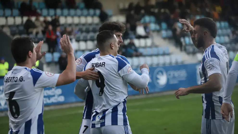 Jugadores de la RS Gimnástica | Foto- Néstor Revuelta Zarzosa