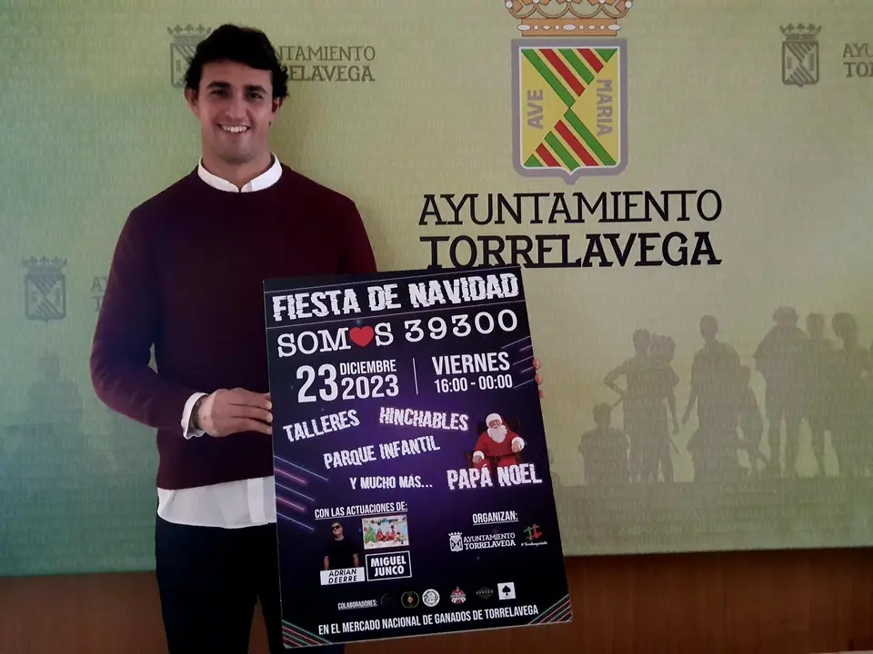 El concejal Nacho Gonz&aacute;lez presenta la Fiesta de Navidad 39300