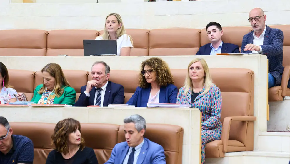 Imagen de un Pleno en el Parlametno de Cantabria