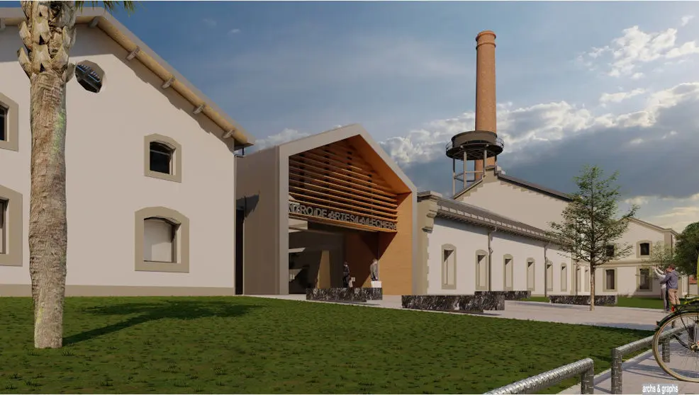 Infografía Centro Cultural La Lechera