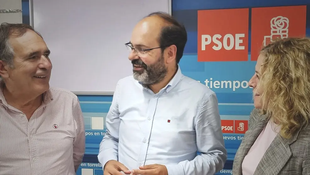 José Manuel Cruz Viadero, José Luis Urraca y Patricia Portilla