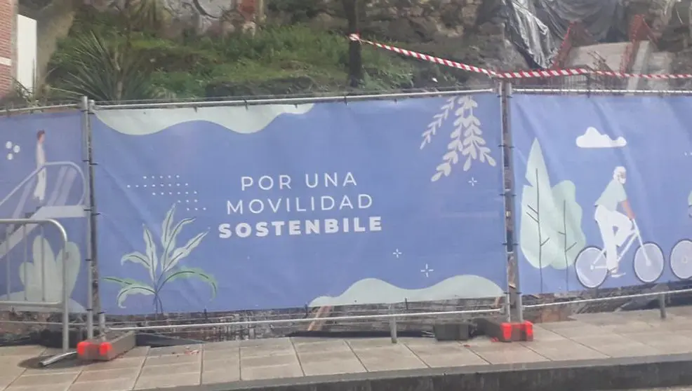 Vallado expuesto en el parque Recaredo