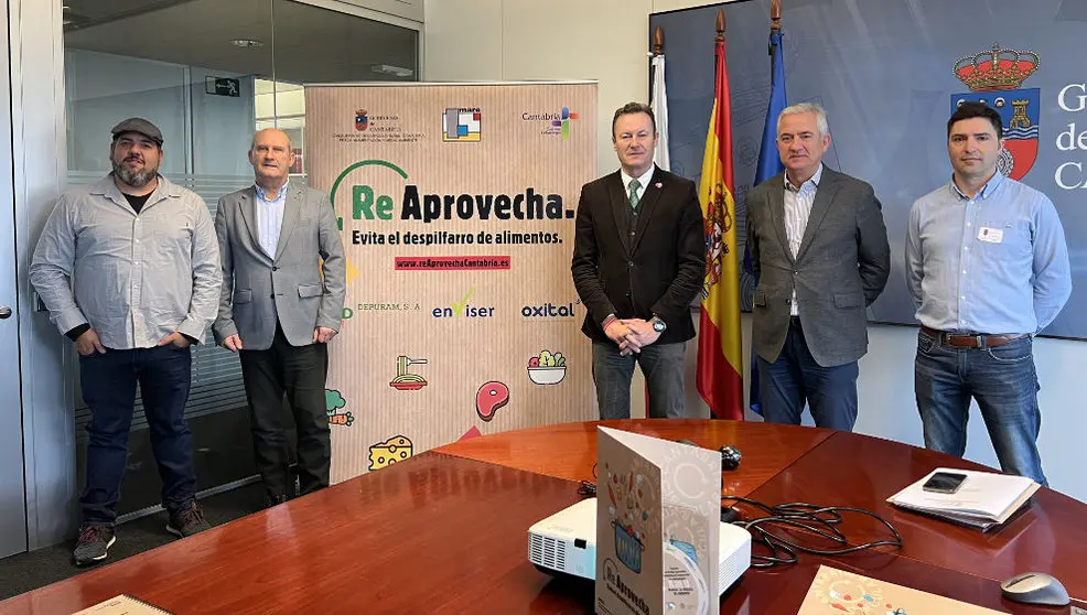 El consejero Guillermo Blanco en la presentación del balance de la tercera edición de la campaña 'Re-Aprovecha' contra el despilfarro de alimentos