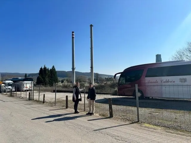 Chimeneas de Cristaler&iacute;a Espa&ntilde;ola de Vio&ntilde;o
