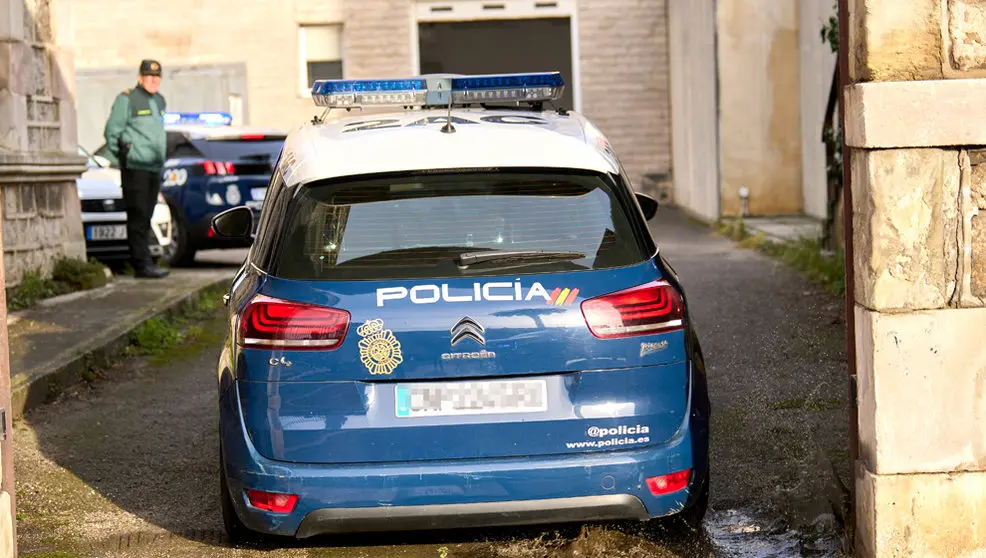 Uno de los implicados en el caso a su llegada al Complejo Judicial de Las Salesas