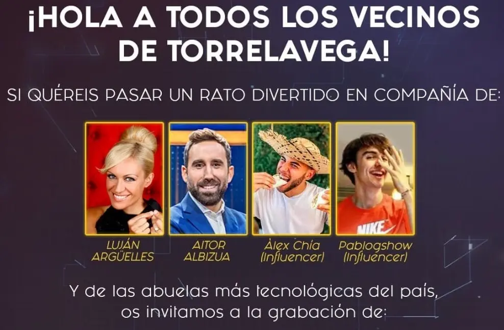 Cartel de la grabaci&oacute;n del programa 'Brigada Tech' de TVE