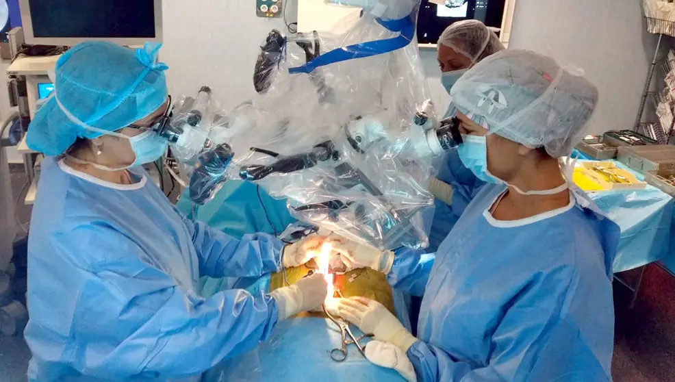 Quirófano de un hospital de Cantabria