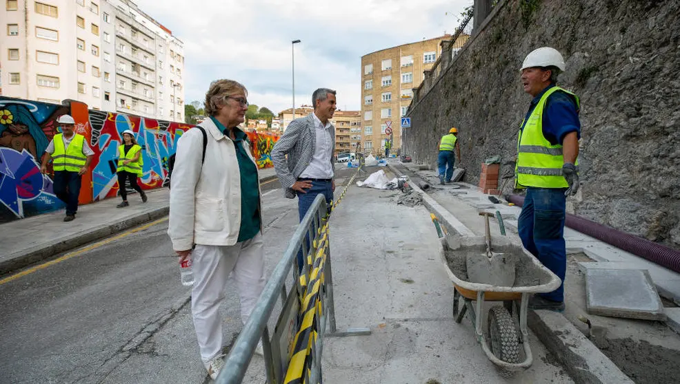El vicepresidente regional, Pablo Zuloaga, visitando las obras del MUPAC