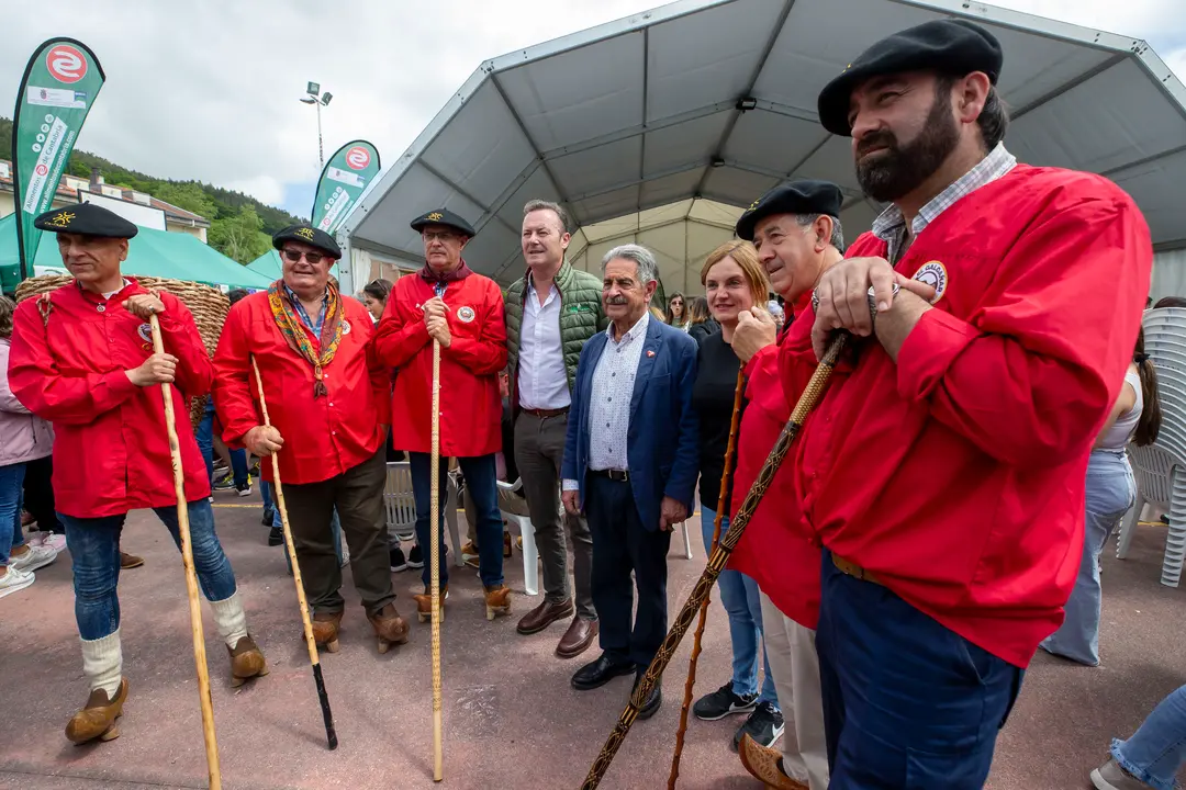 Miguel Ángel Revilla y Guillermo Blanco en la I Feria del Chocolate