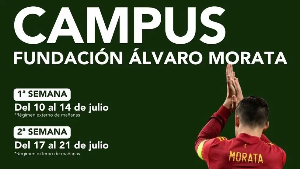 Cartel del campus de la Fundación Álvaro Morata