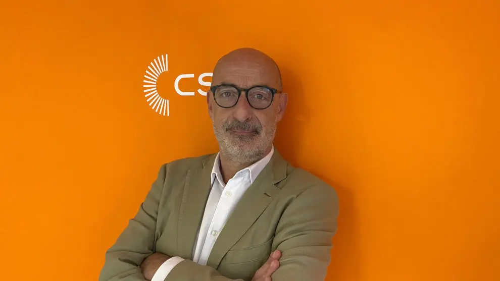 Félix Álvarez en la sede de Cs Cantabria