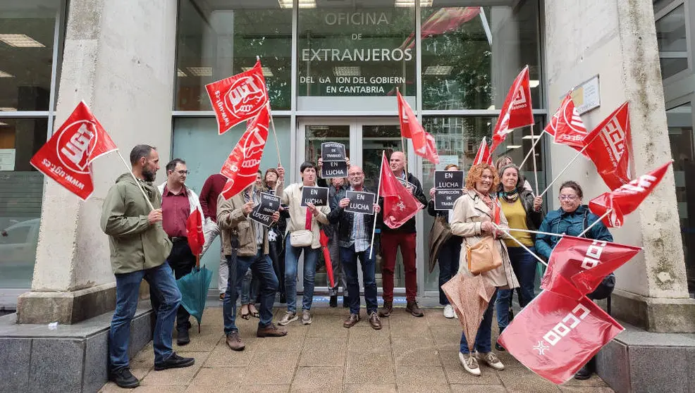 Concentración de la Inspección de Trabajo