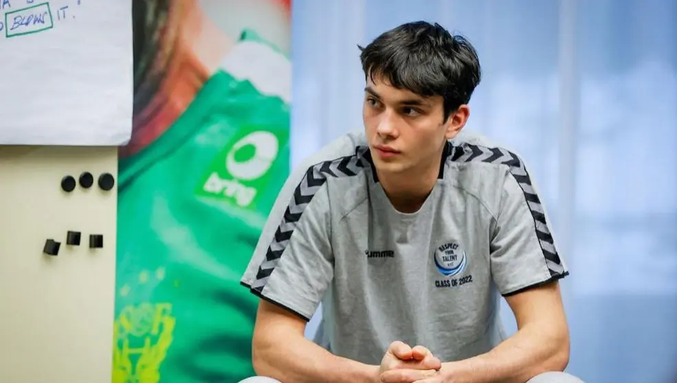 Marko Jurkovic, con el equipo nacional de Eslovaquia