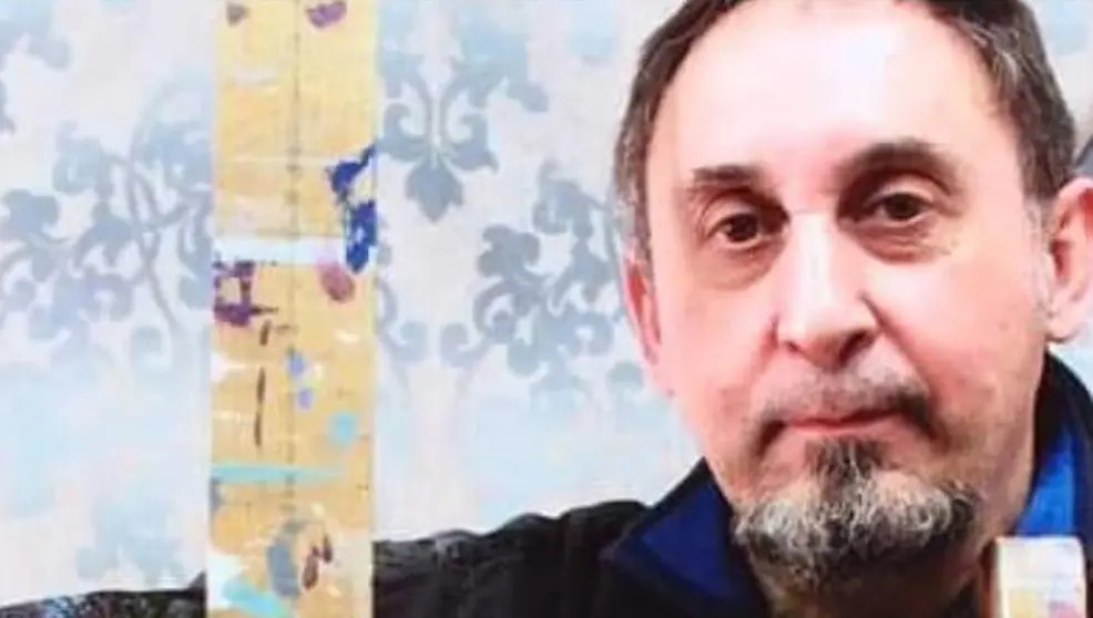 Juanjo Viota en una activdad de body painting | Foto- Santander Creativa